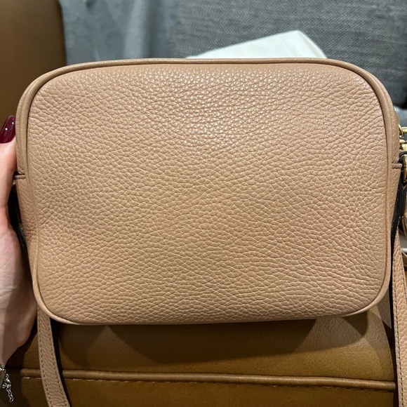 Gucci Soho Disco Crossbody Bag Beige Leather w/bonus twilly - Picture 9 of 16
